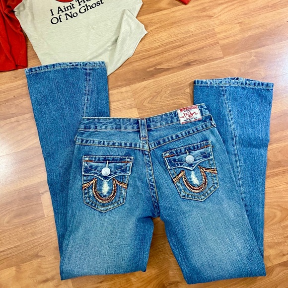 True Religion Low Rise Flare Jeans - Picture 2 of 4
